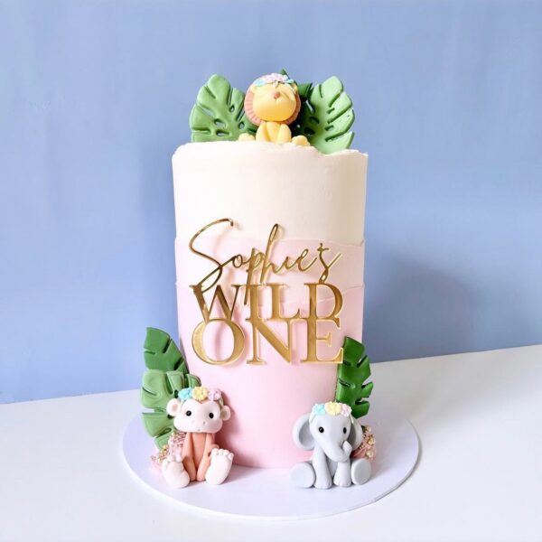 Wild One Acrylic Name Charm Personalised